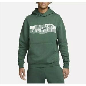 Y2K- Jordan Jumpman Nike Air Green Sweatshirt Hoodie DH-5481-333 L